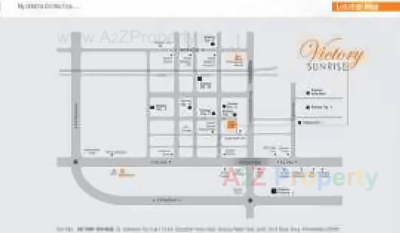 Layout of real estate project Victory Sunrise located at Gota, Ahmedabad, Gujarat