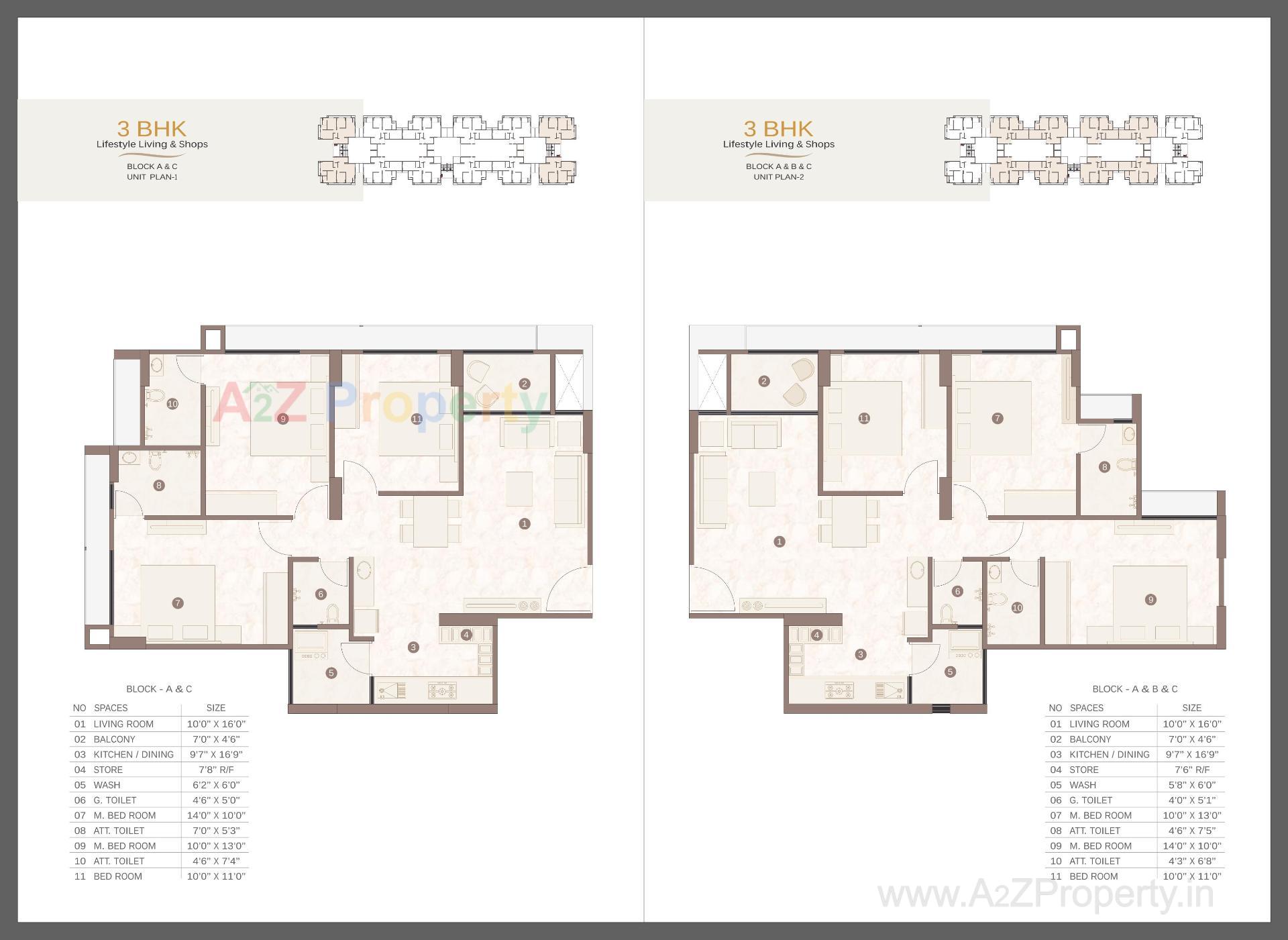Layout of real estate project Vienza located at Ognaj, Ahmedabad, Gujarat