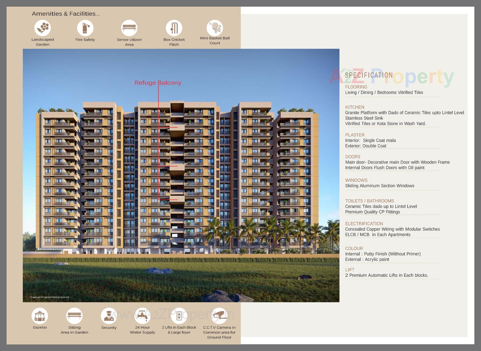  of real estate project Vienza located at Ognaj, Ahmedabad, Gujarat