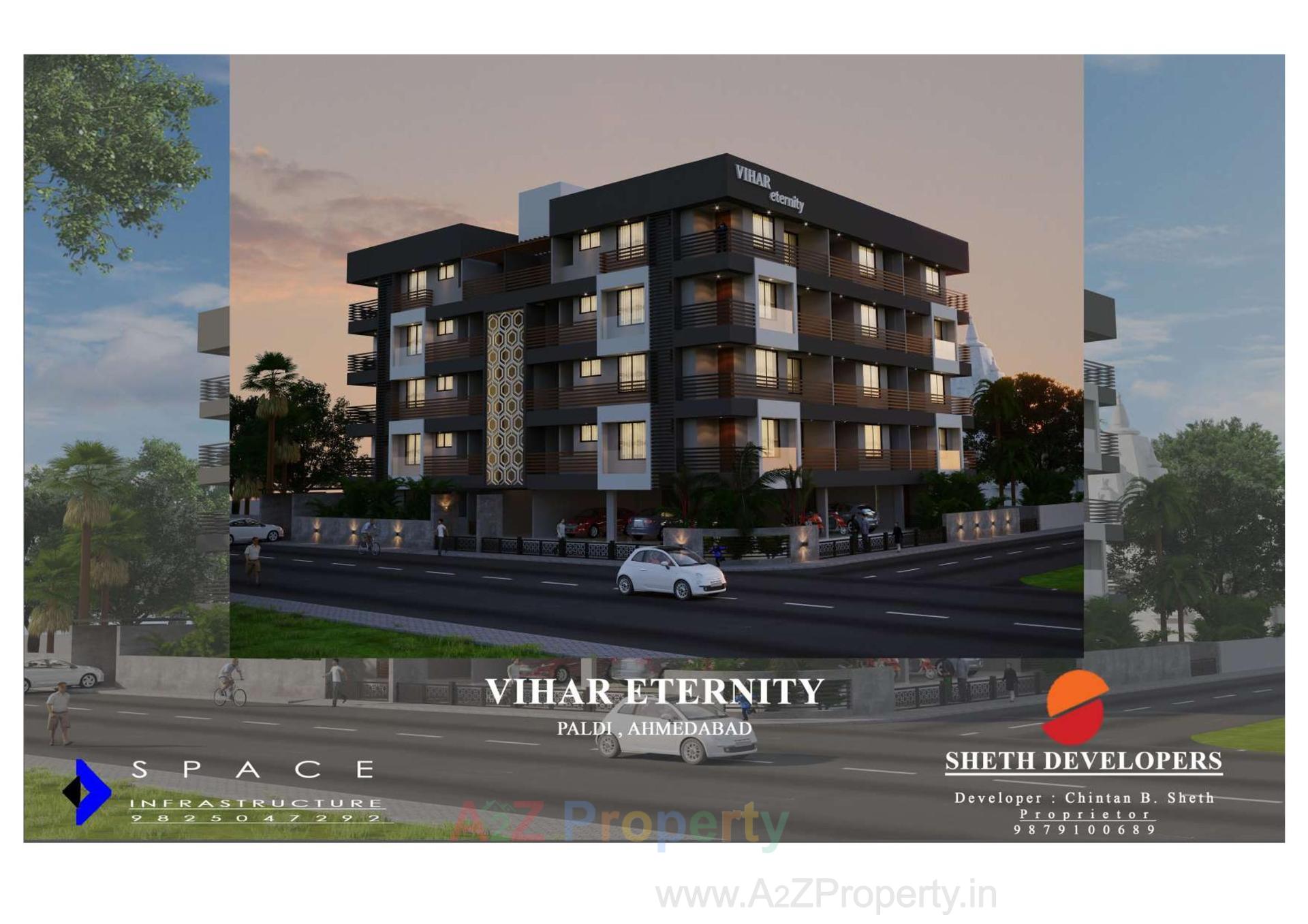 3D Elevation of real estate project Vihar Eternity located at Ahmedabad, Ahmedabad, Gujarat