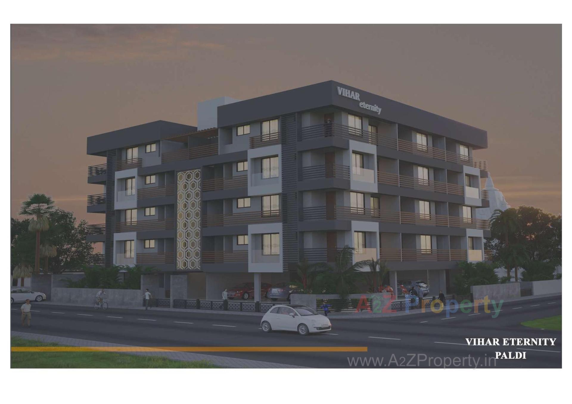 3D Elevation of real estate project Vihar Eternity located at Ahmedabad, Ahmedabad, Gujarat