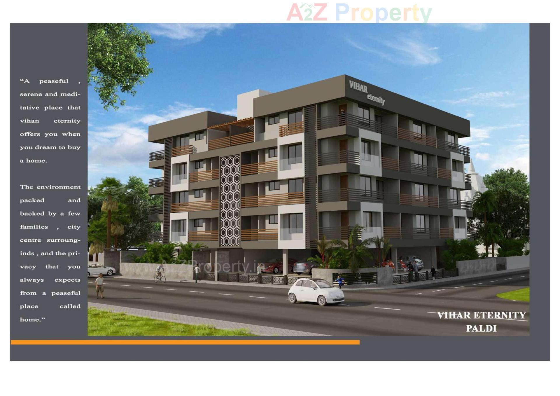 3D Elevation of real estate project Vihar Eternity located at Ahmedabad, Ahmedabad, Gujarat