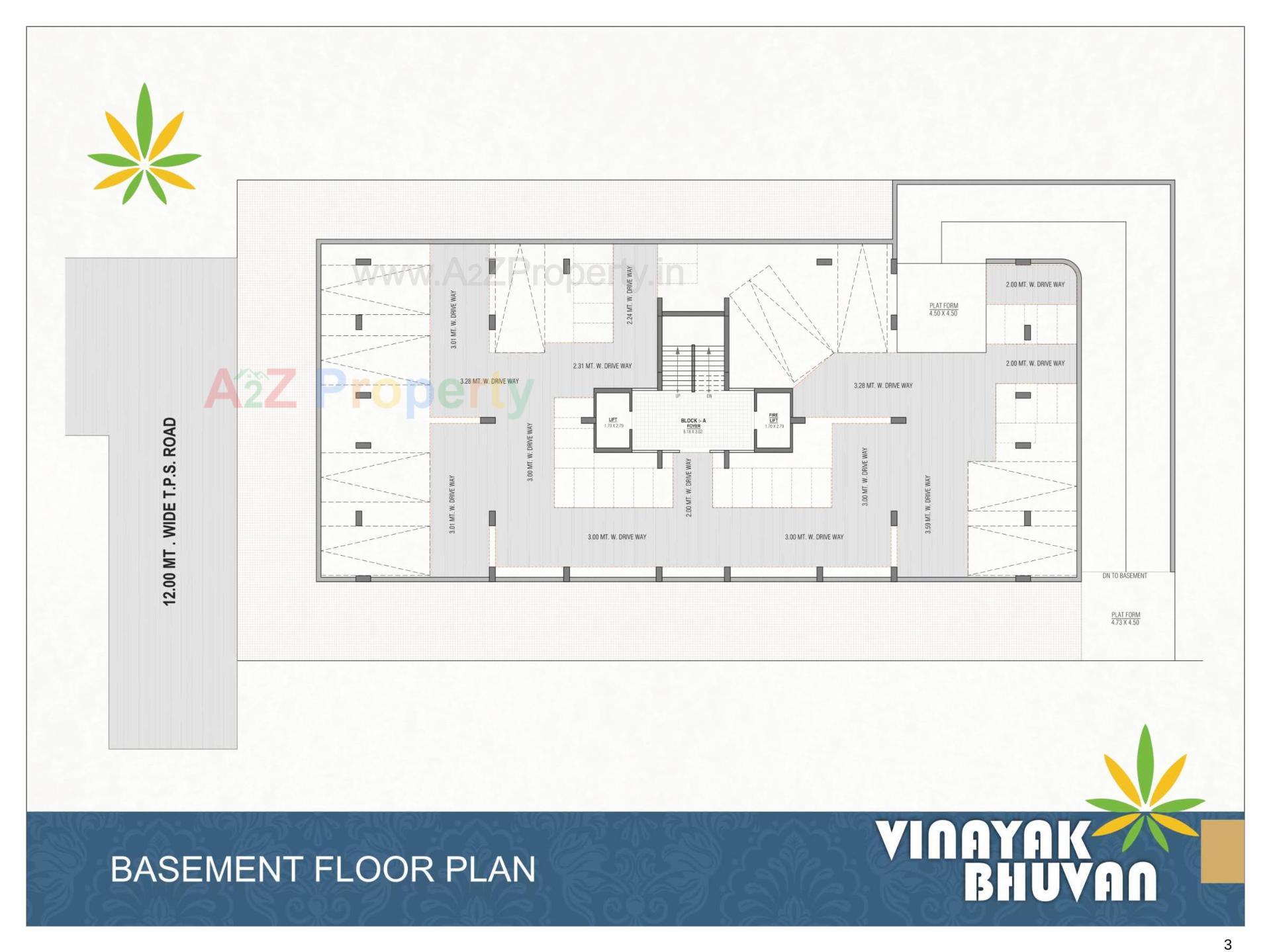 Layout of real estate project Vinayak Bhuvan located at Nikol, Ahmedabad, Gujarat