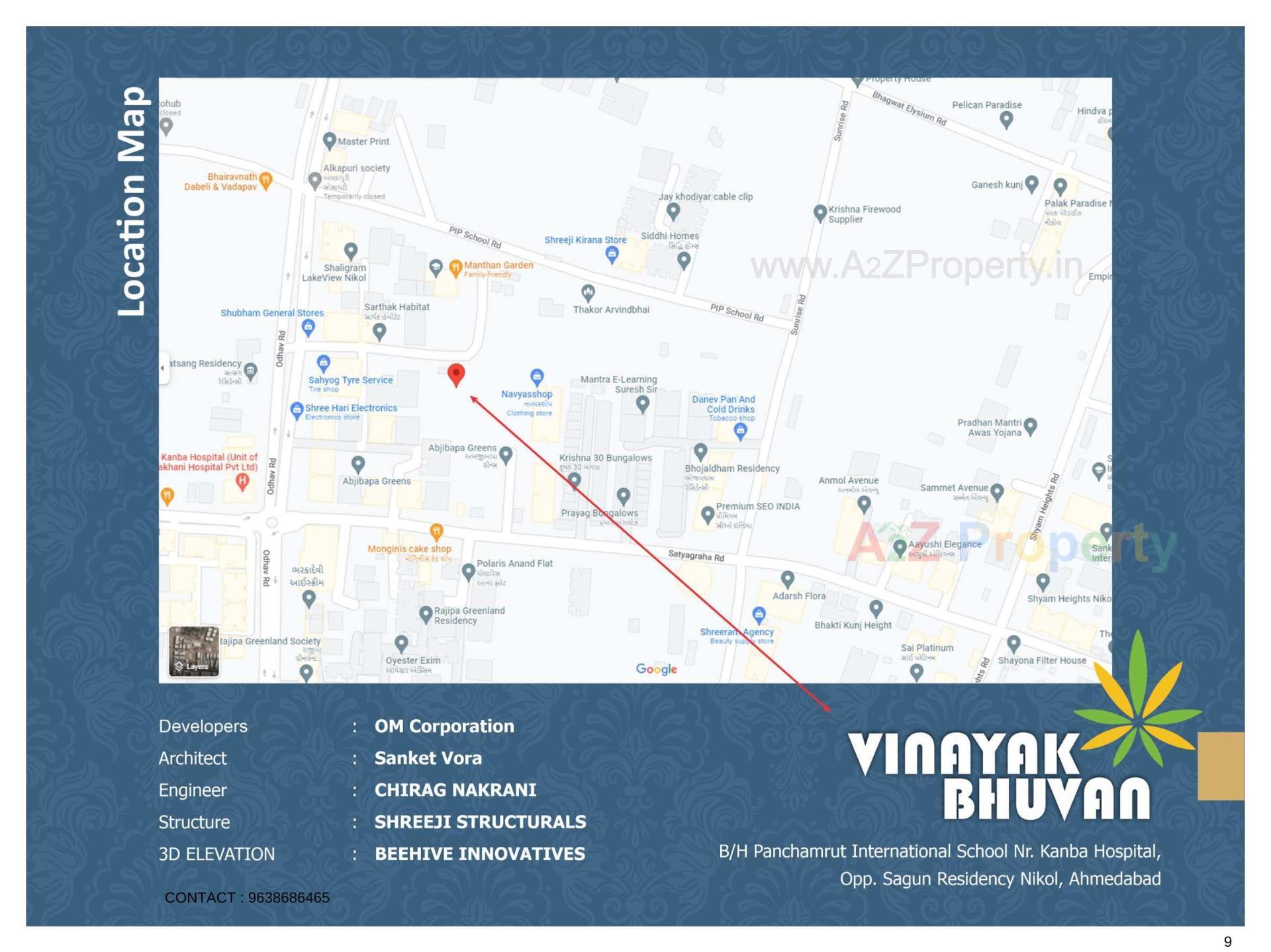  of real estate project Vinayak Bhuvan located at Nikol, Ahmedabad, Gujarat