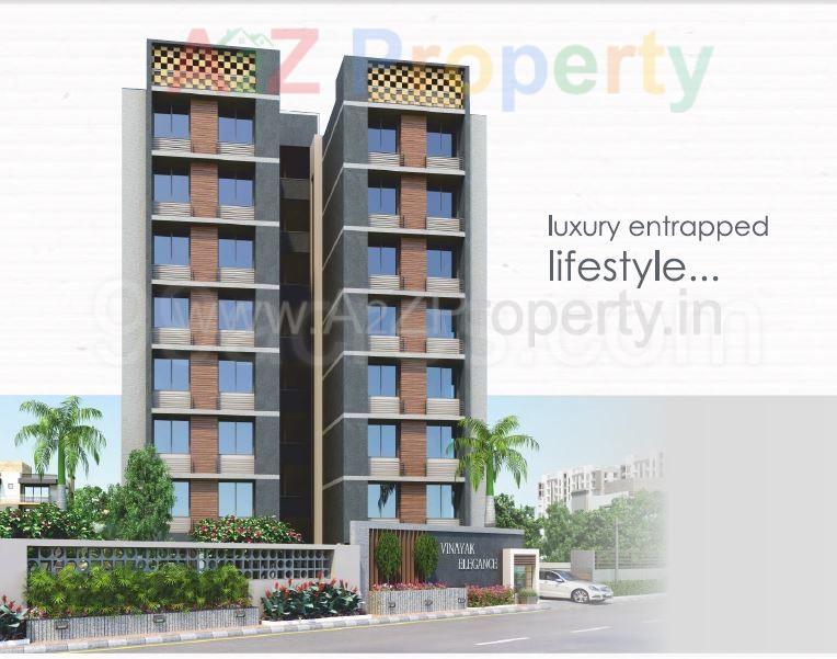 3D Elevation of real estate project Vinayak Elegance located at Chandlodiya, Ahmedabad, Gujarat
