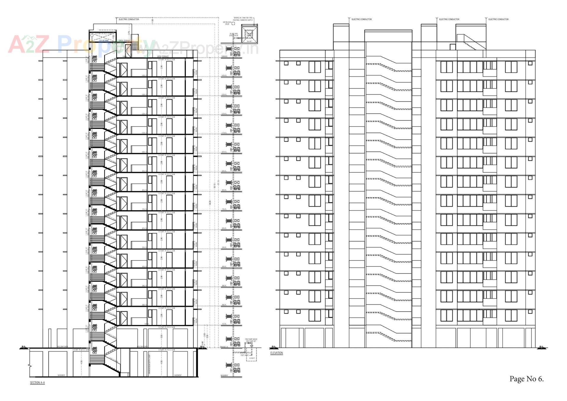  of real estate project Vinayak Elysium located at Thaltej, Ahmedabad, Gujarat