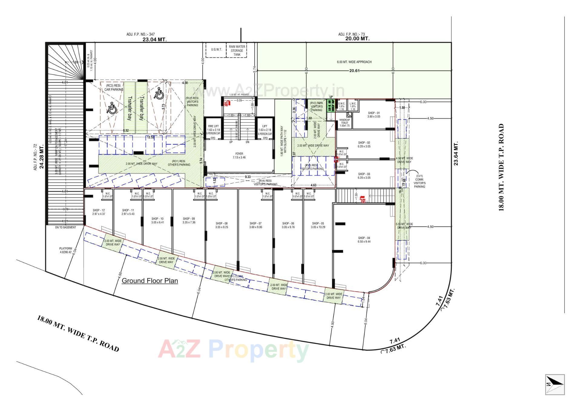 Layout of real estate project Vinayak Embassy located at Shilaj, Ahmedabad, Gujarat