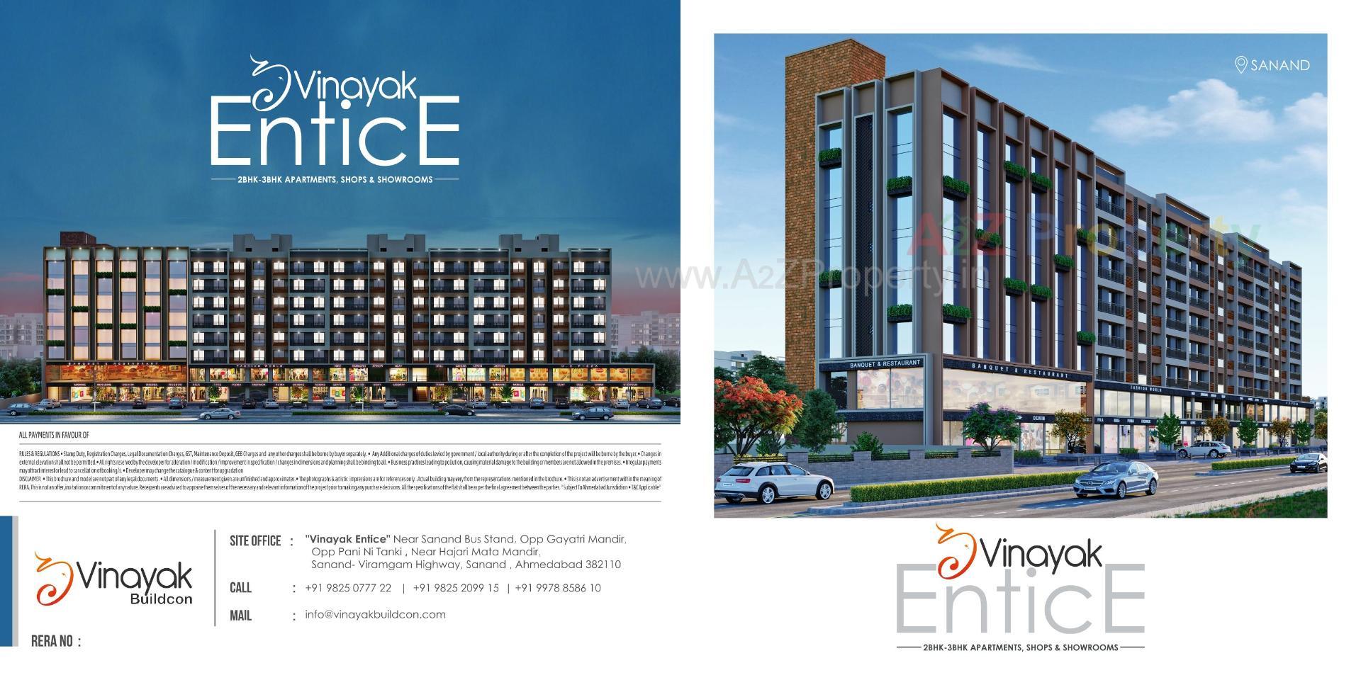 of real estate project Vinayak Entice located at Ahmedabad, Ahmedabad, Gujarat