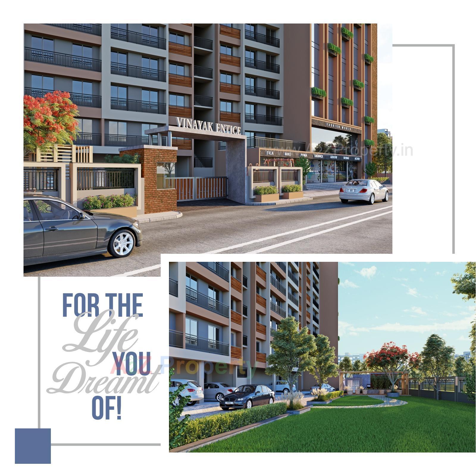 3D Elevation of real estate project Vinayak Entice located at Ahmedabad, Ahmedabad, Gujarat