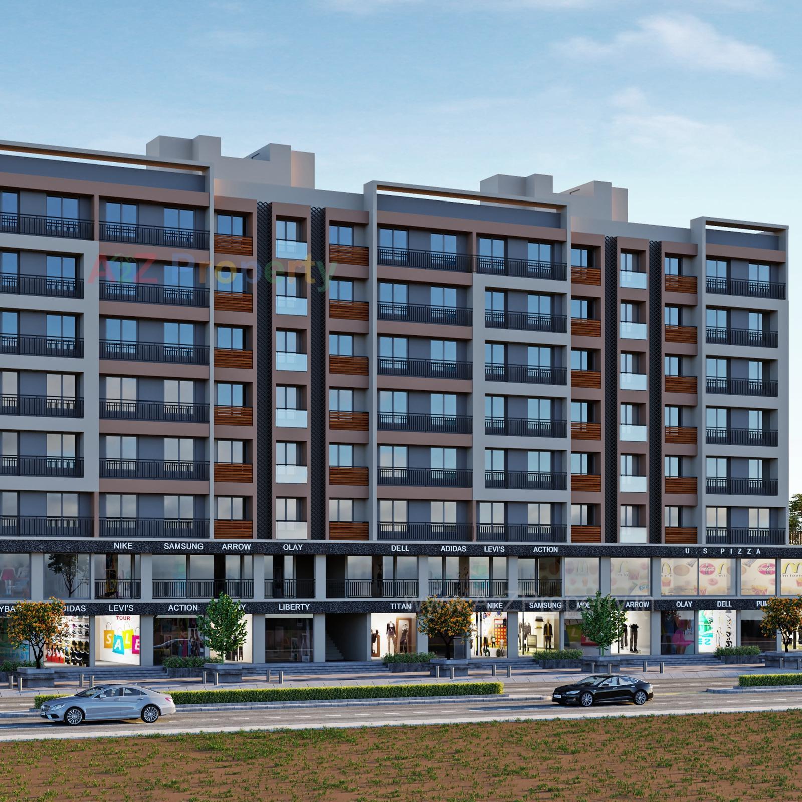 3D Elevation of real estate project Vinayak Entice located at Ahmedabad, Ahmedabad, Gujarat