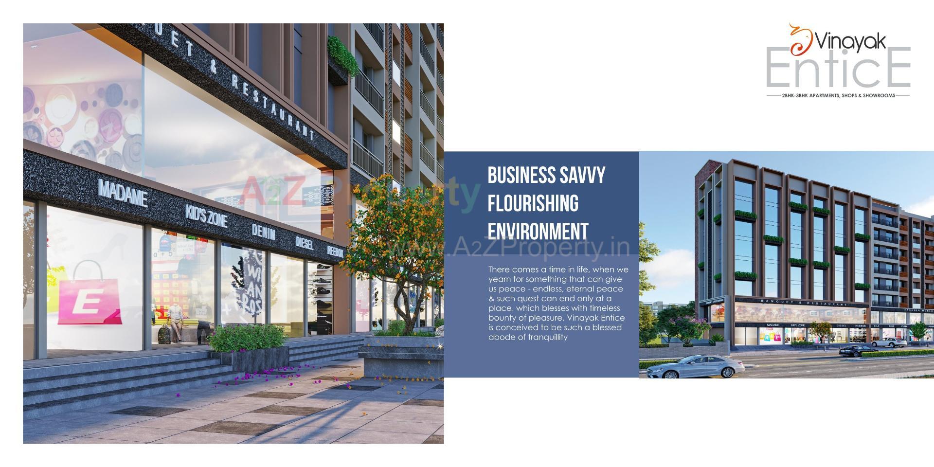 3D Elevation of real estate project Vinayak Entice located at Ahmedabad, Ahmedabad, Gujarat