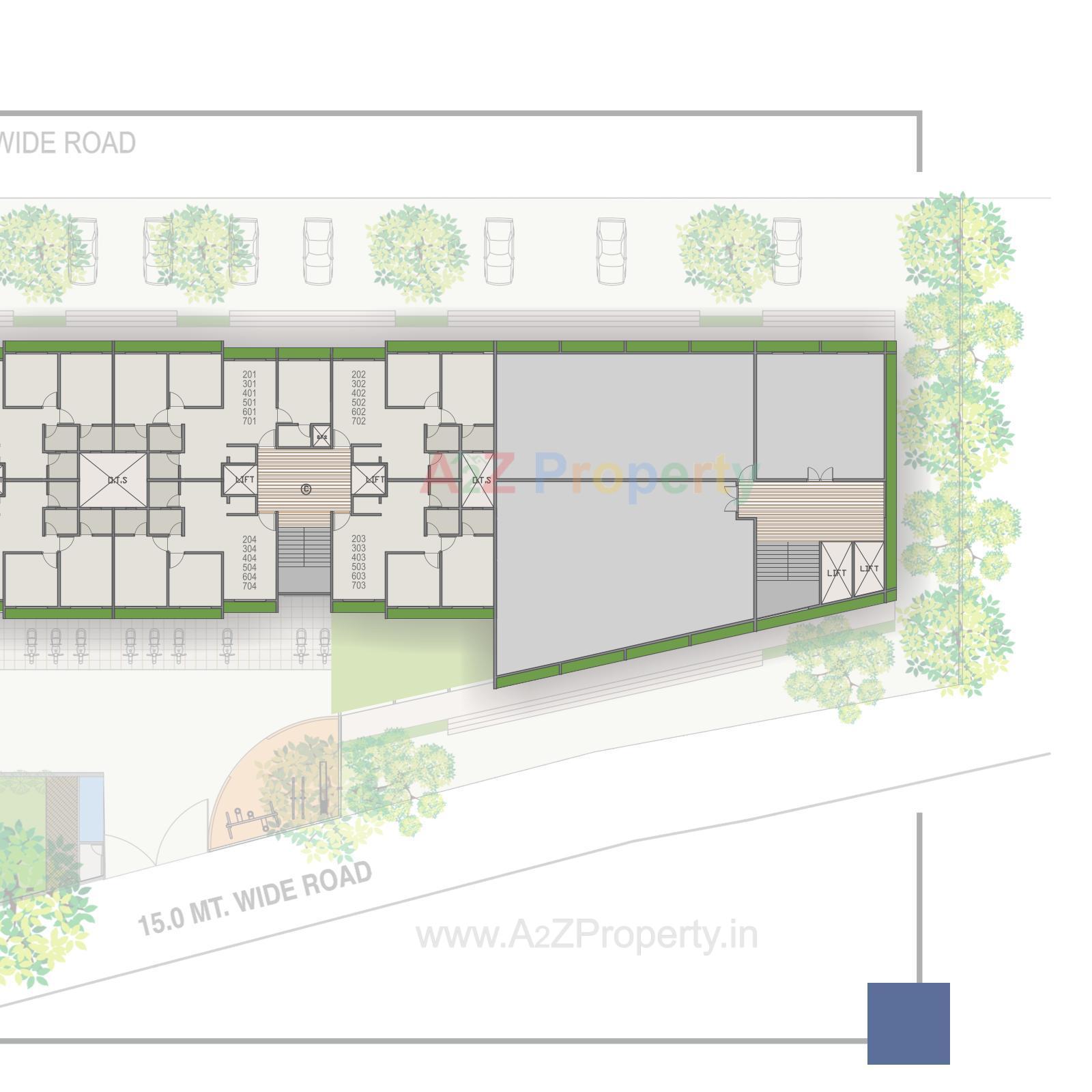 Layout of real estate project Vinayak Entice located at Ahmedabad, Ahmedabad, Gujarat