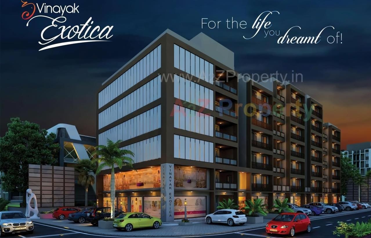 3D Elevation of real estate project Vinayak Exotica located at Sanand, Ahmedabad, Gujarat