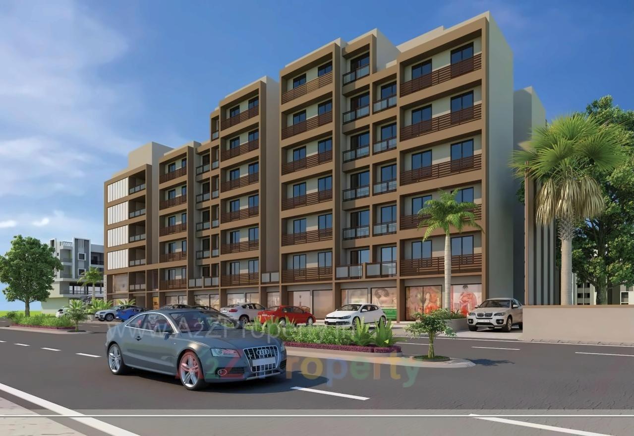 3D Elevation of real estate project Vinayak Exotica located at Sanand, Ahmedabad, Gujarat