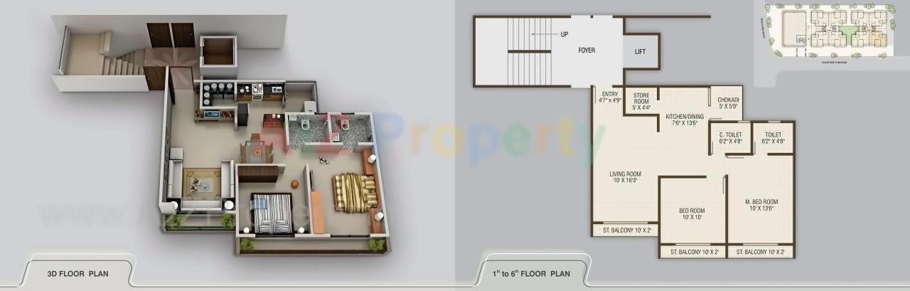 Layout of real estate project Vinayak Exotica located at Sanand, Ahmedabad, Gujarat