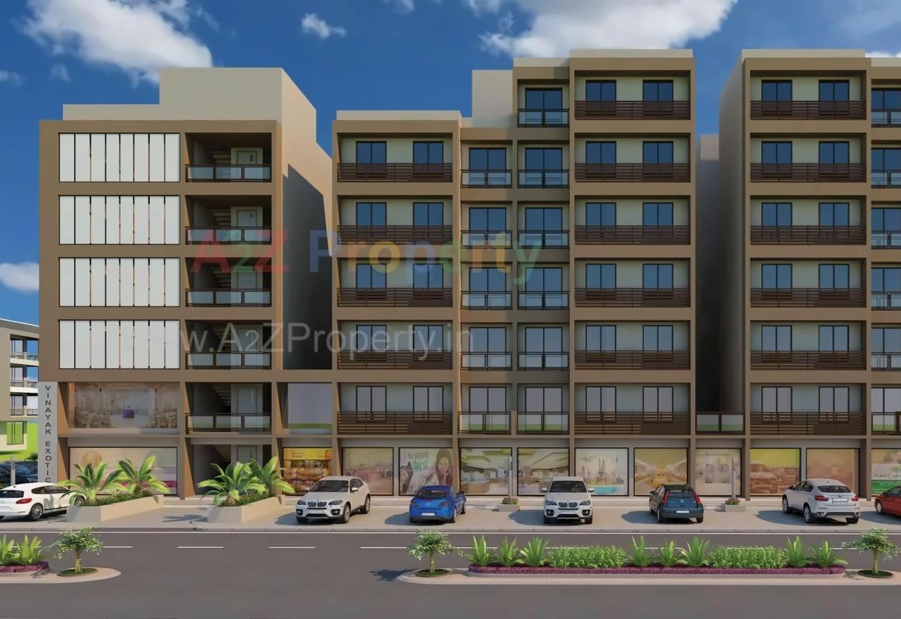 3D Elevation of real estate project Vinayak Exotica located at Sanand, Ahmedabad, Gujarat