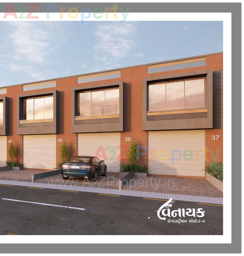 3D Elevation of real estate project Vinayak Industrial Estate located at Kathwada, Ahmedabad, Gujarat