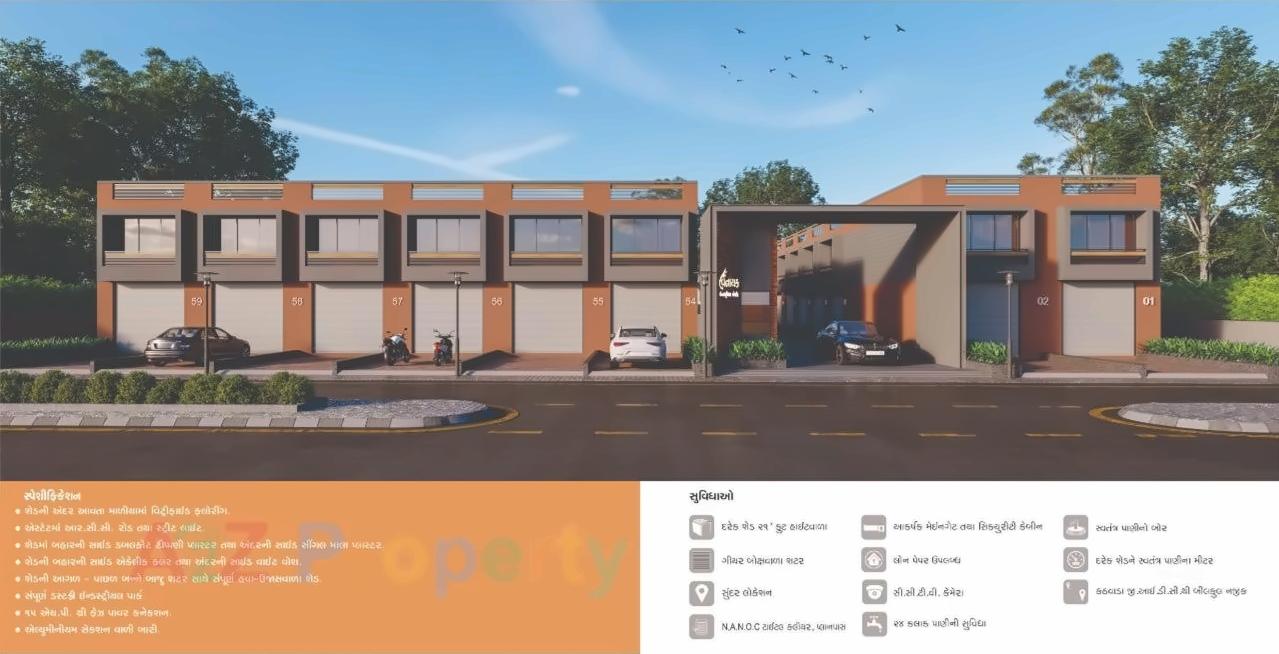 3D Elevation of real estate project Vinayak Industrial Estate located at Ahmedabad, Ahmedabad, Gujarat