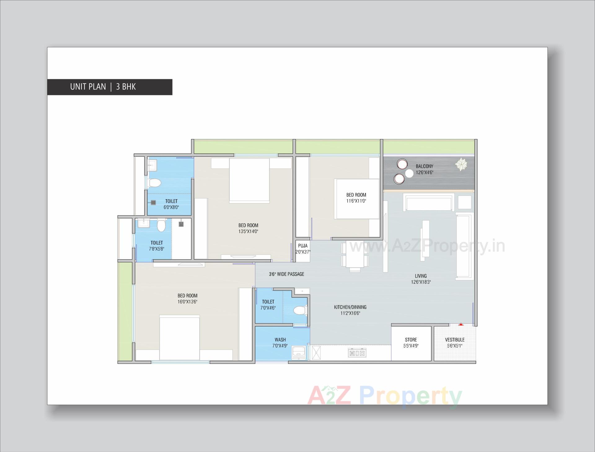Layout of real estate project Vincitore Sky located at Ahmedabad, Ahmedabad, Gujarat