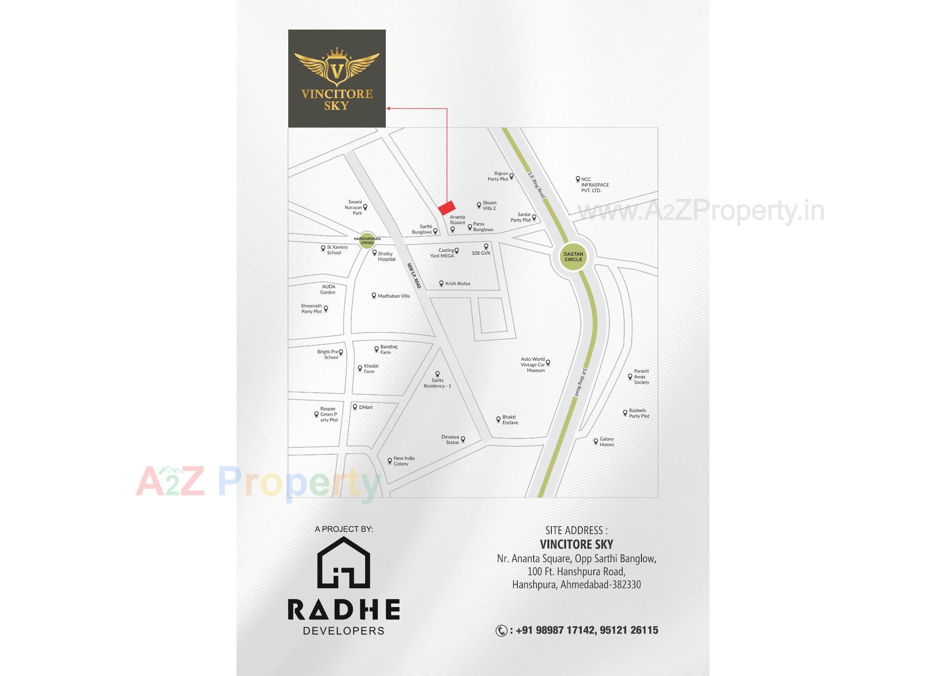  of real estate project Vincitore Sky located at Ahmedabad, Ahmedabad, Gujarat