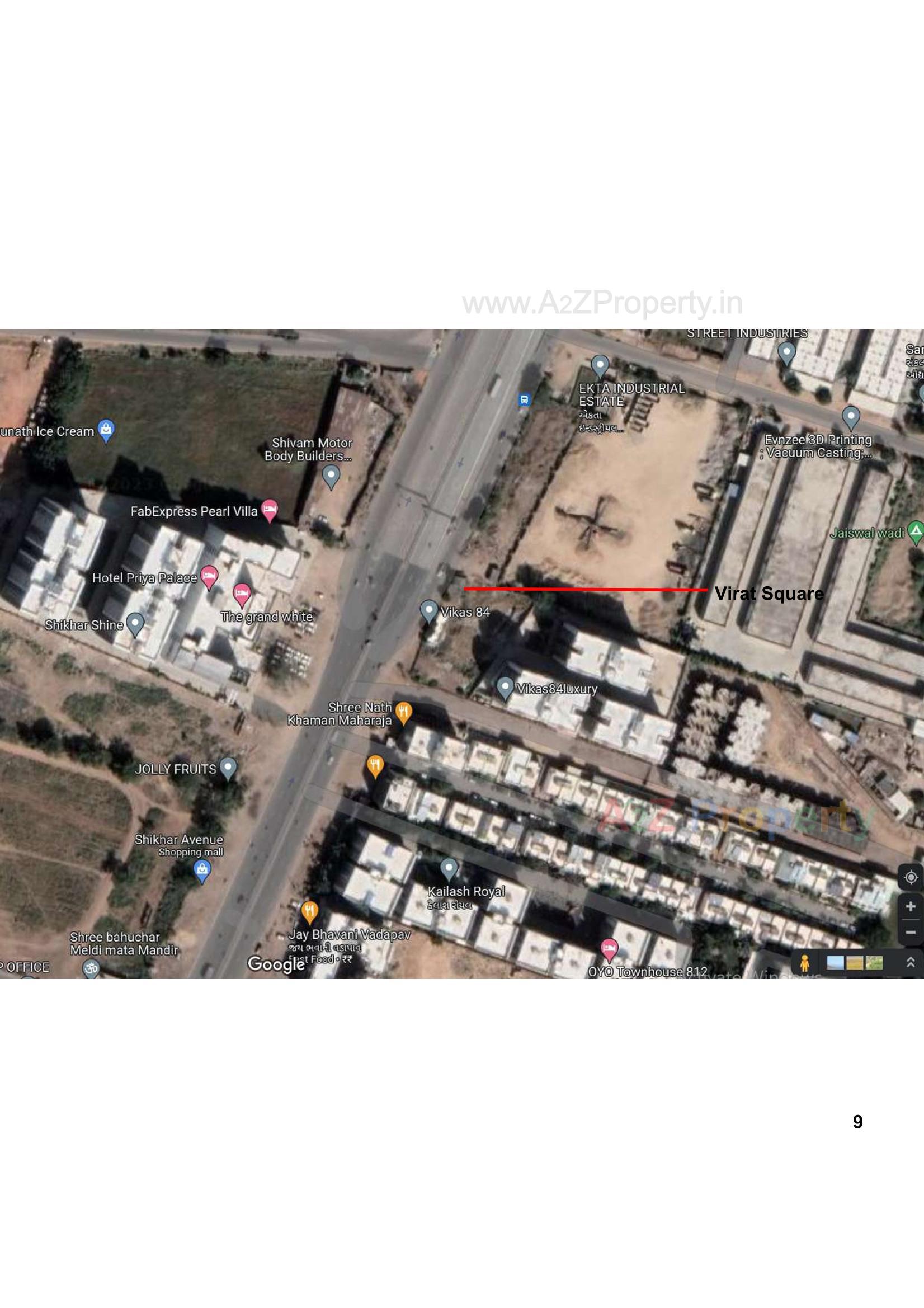  of real estate project Virat Square located at Chiloda, Ahmedabad, Gujarat