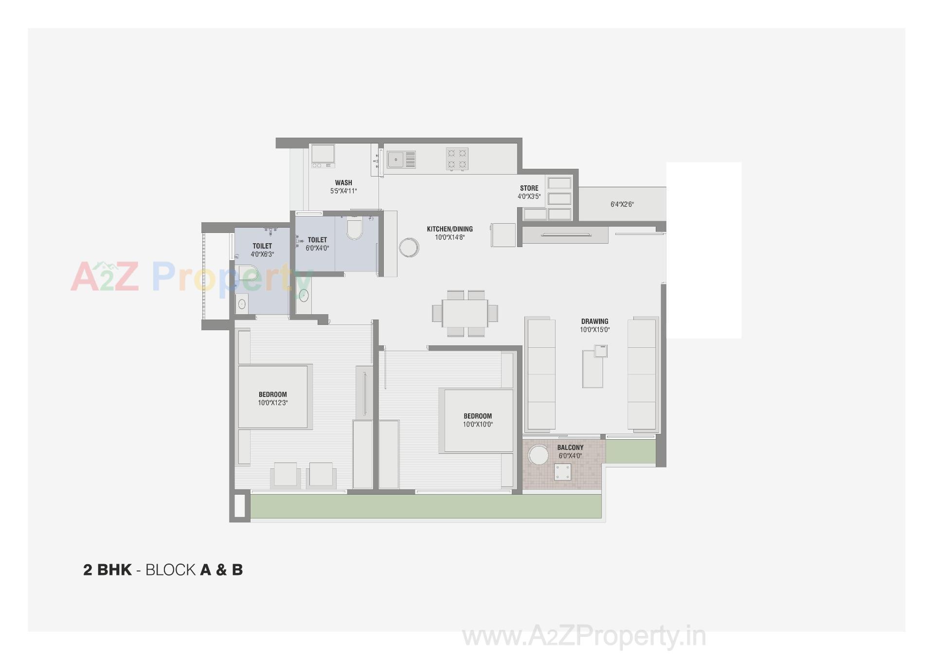 Layout of real estate project Vishakha Eliana located at Tragad, Ahmedabad, Gujarat