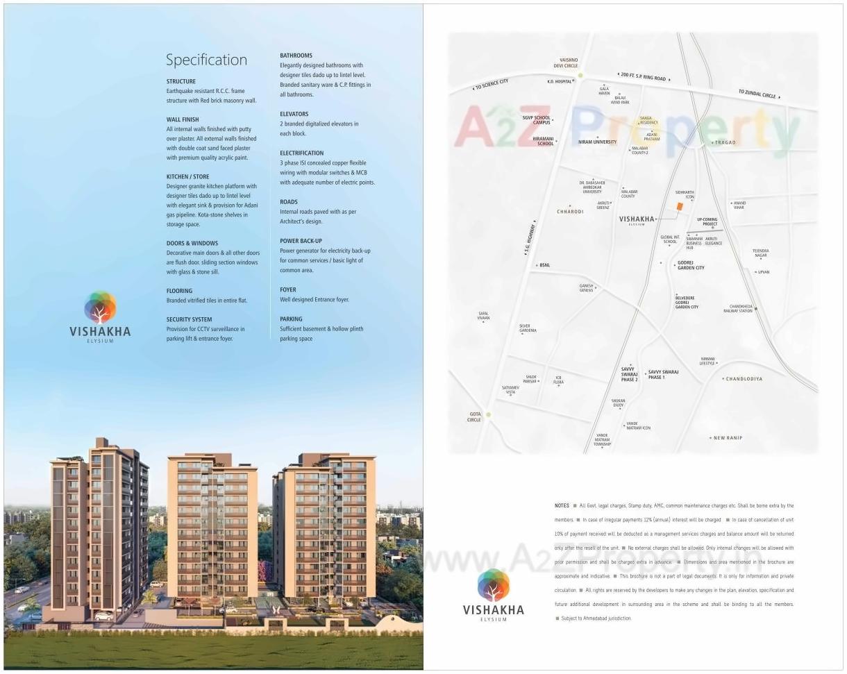  of real estate project Vishakha Elysium located at City, Ahmedabad, Gujarat
