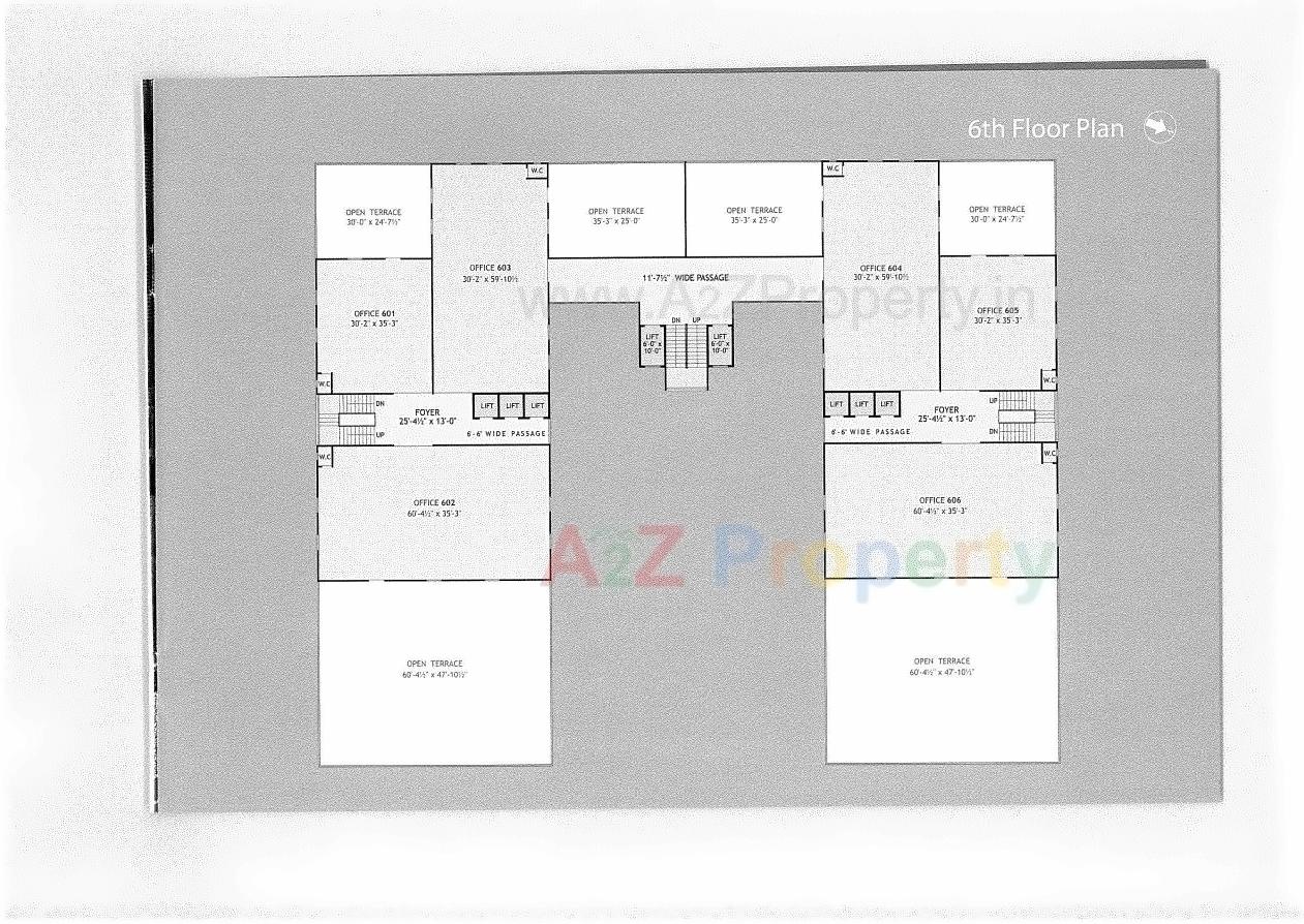 Layout of real estate project Vishala Empire located at Muthia, Ahmedabad, Gujarat