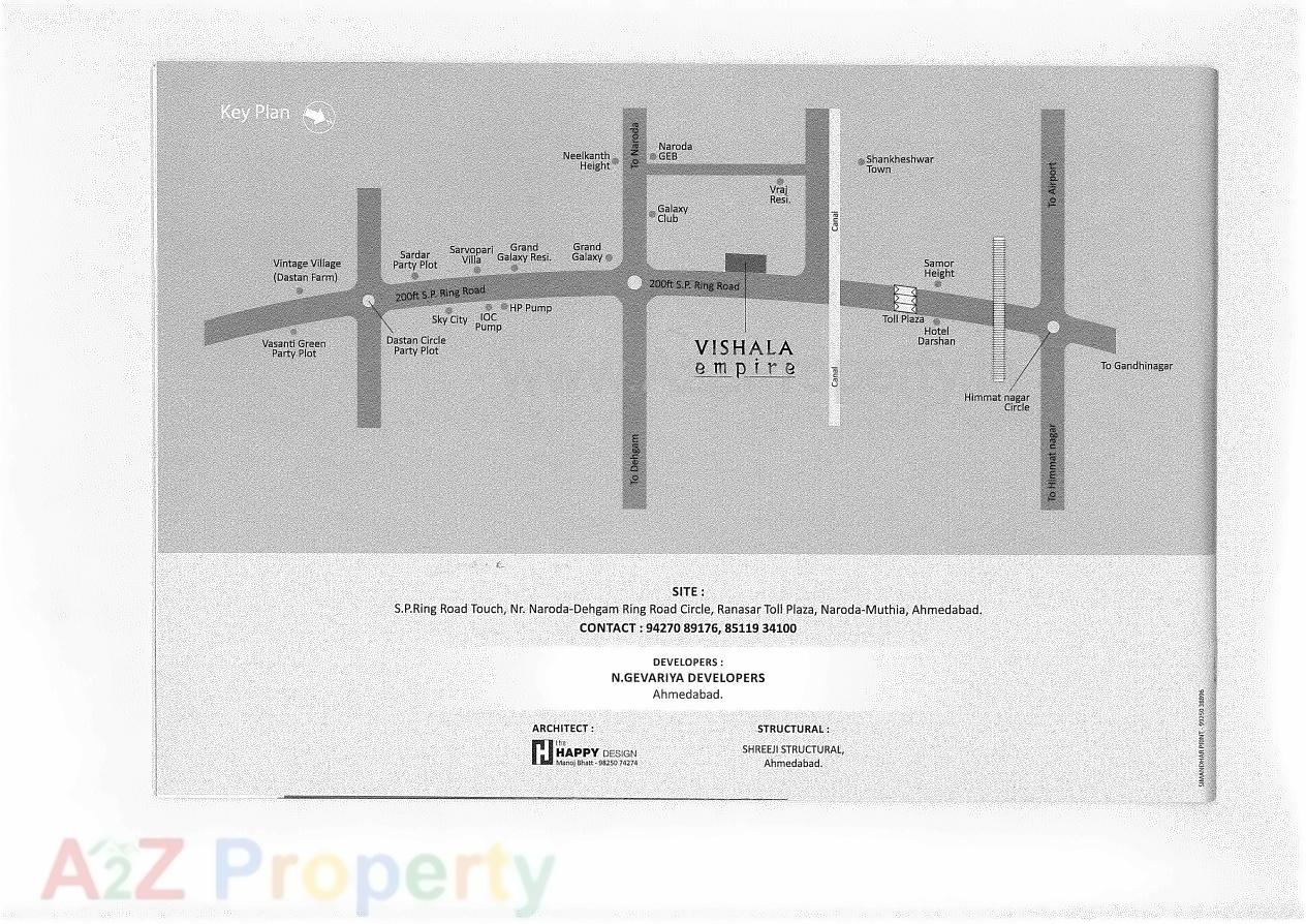 of real estate project Vishala Empire located at Muthia, Ahmedabad, Gujarat