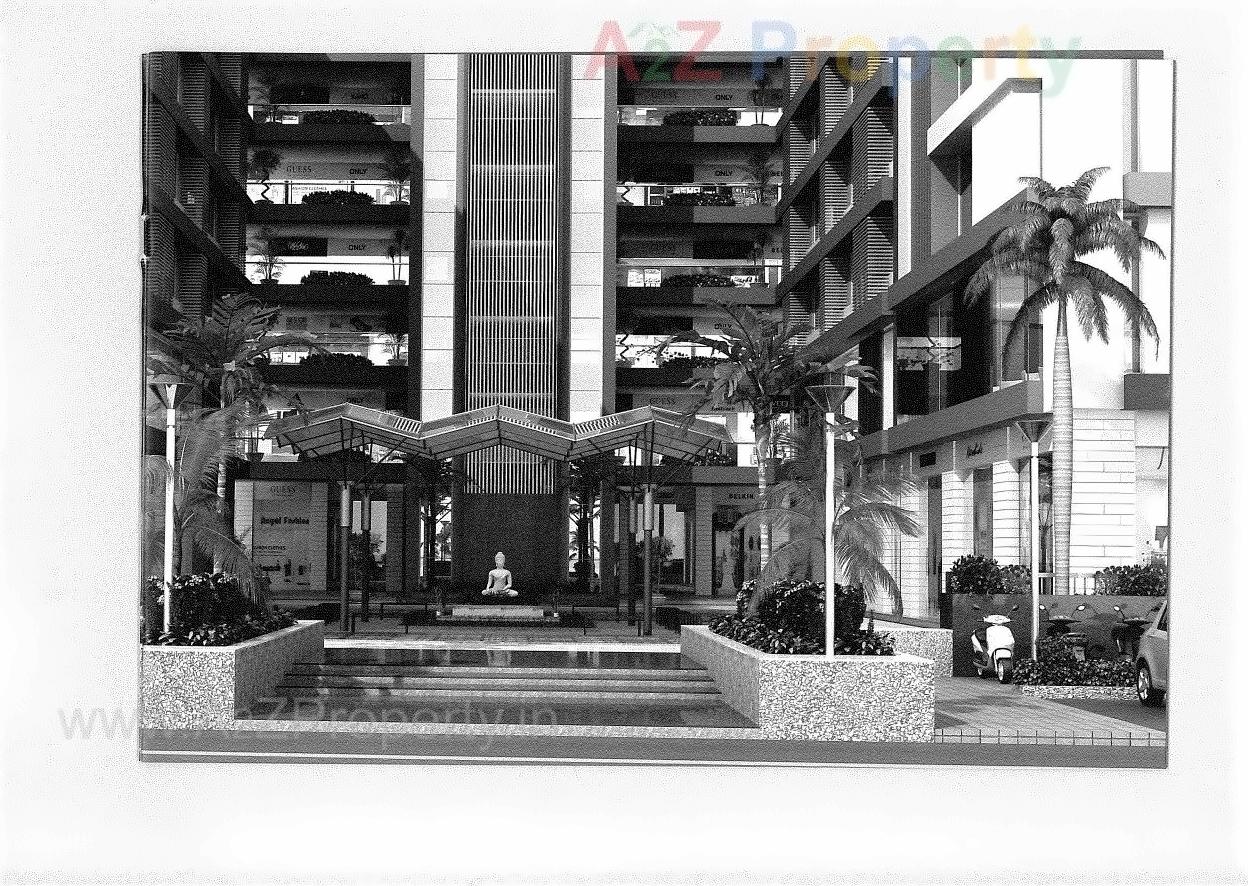 3D Elevation of real estate project Vishala Empire located at Muthia, Ahmedabad, Gujarat