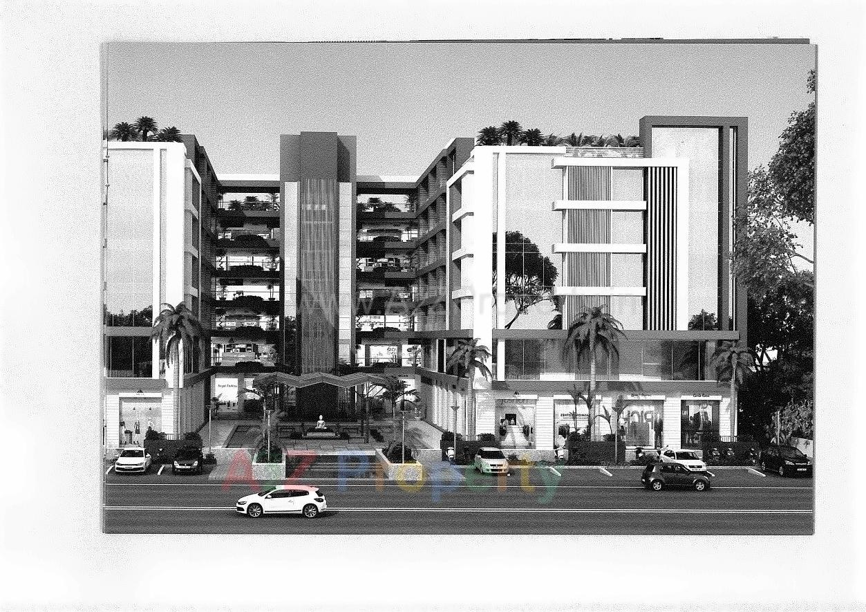 3D Elevation of real estate project Vishala Empire located at Muthia, Ahmedabad, Gujarat