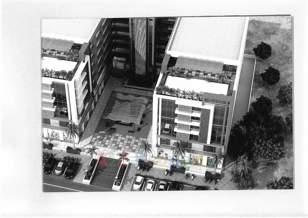 3D Elevation of real estate project Vishala Empire located at Muthia, Ahmedabad, Gujarat