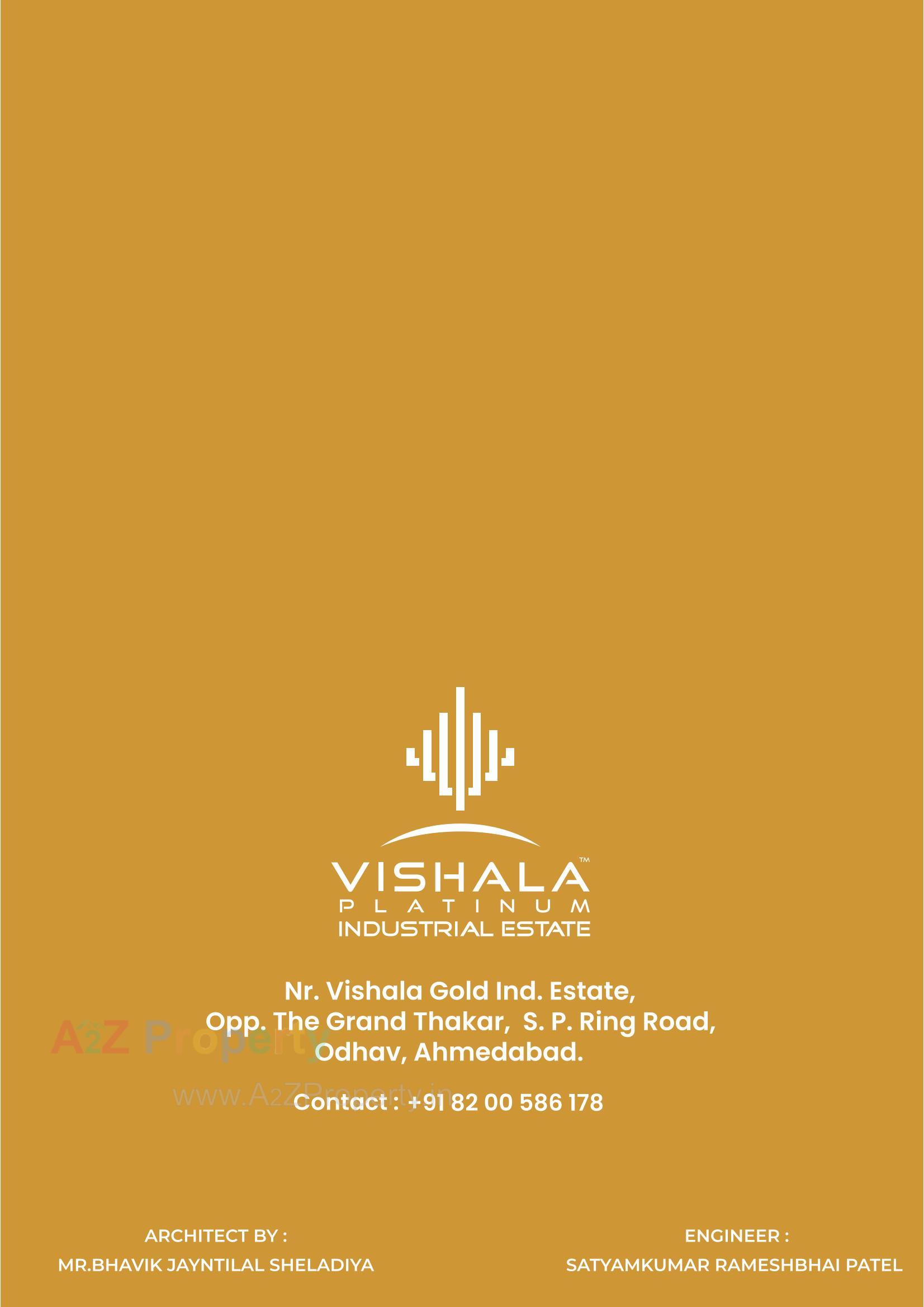  of real estate project Vishala Platinum Industrial Estate located at Odhav, Ahmedabad, Gujarat