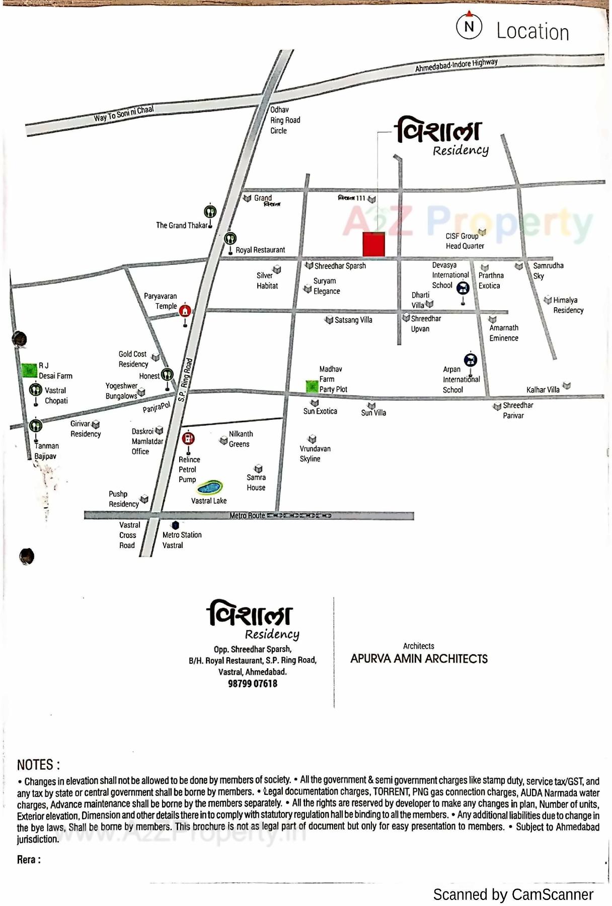 of real estate project Vishala Residency located at Ahmedabad, Ahmedabad, Gujarat
