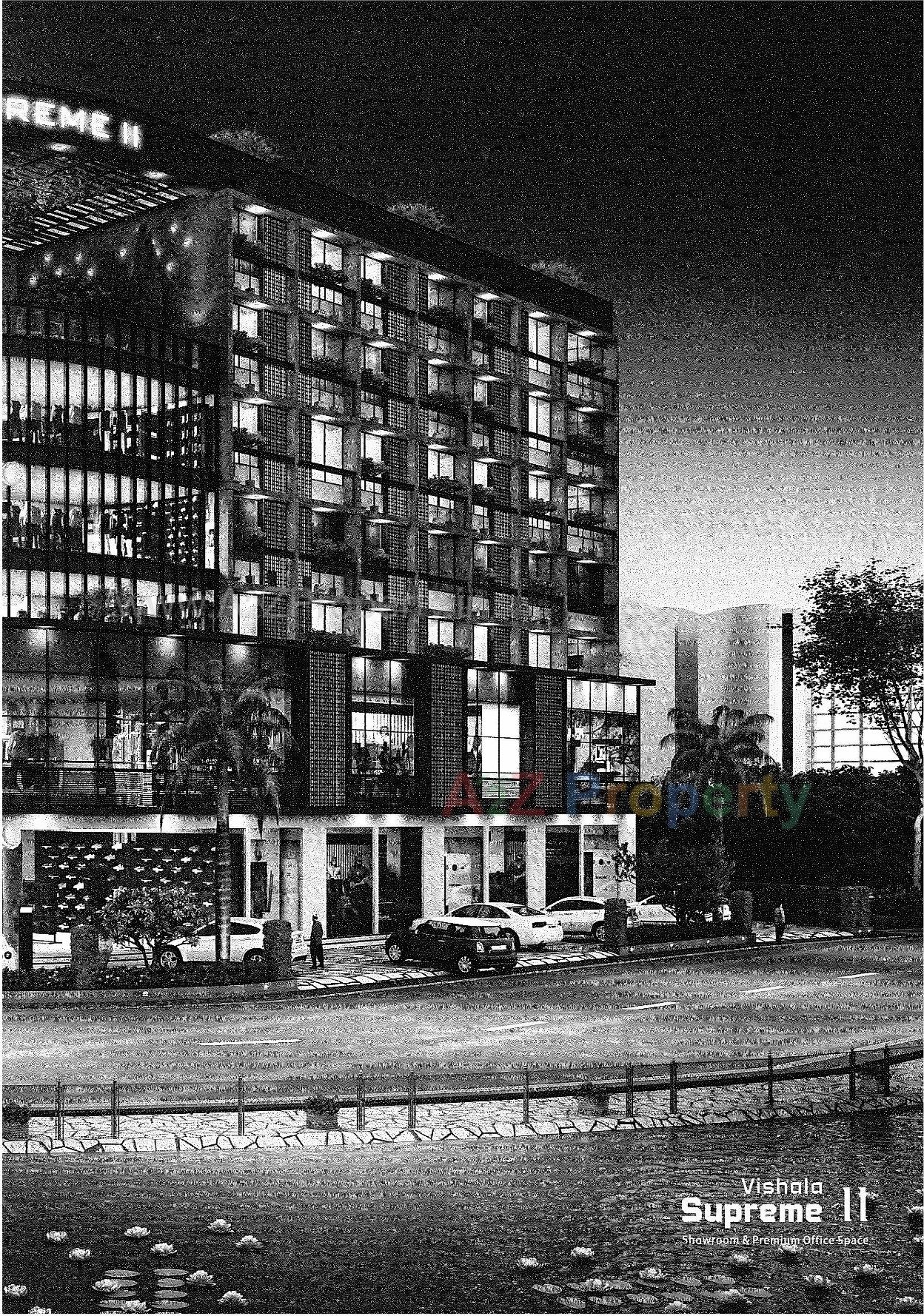 3D Elevation of real estate project Vishala Supreme Ii located at Naroda, Ahmedabad, Gujarat