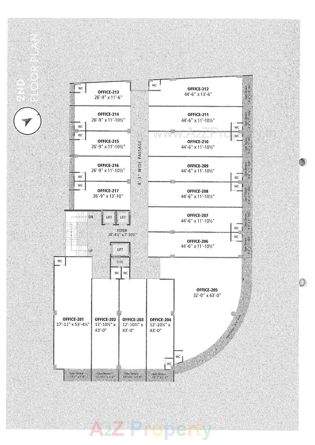 Layout of real estate project Vishala Supreme Ii located at Naroda, Ahmedabad, Gujarat
