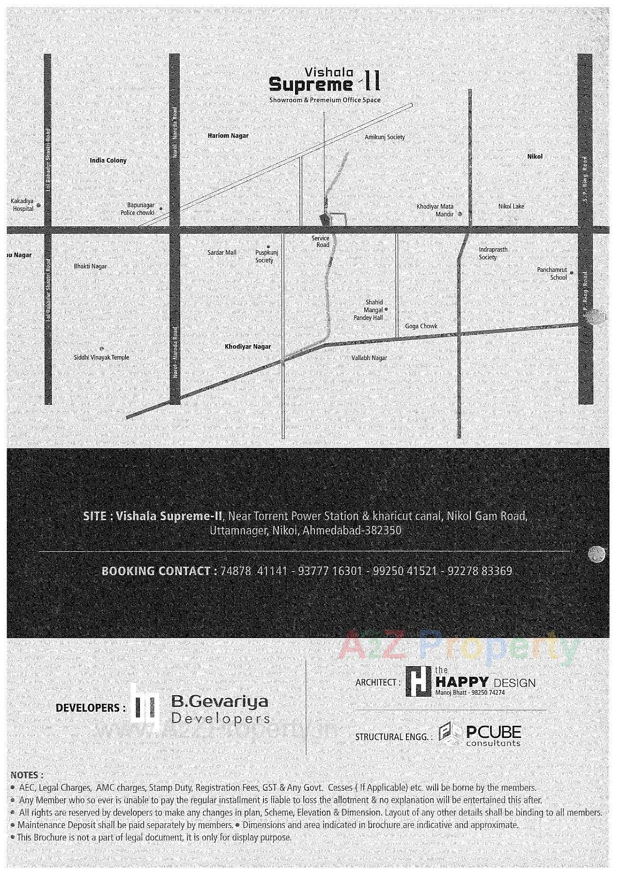  of real estate project Vishala Supreme Ii located at Naroda, Ahmedabad, Gujarat