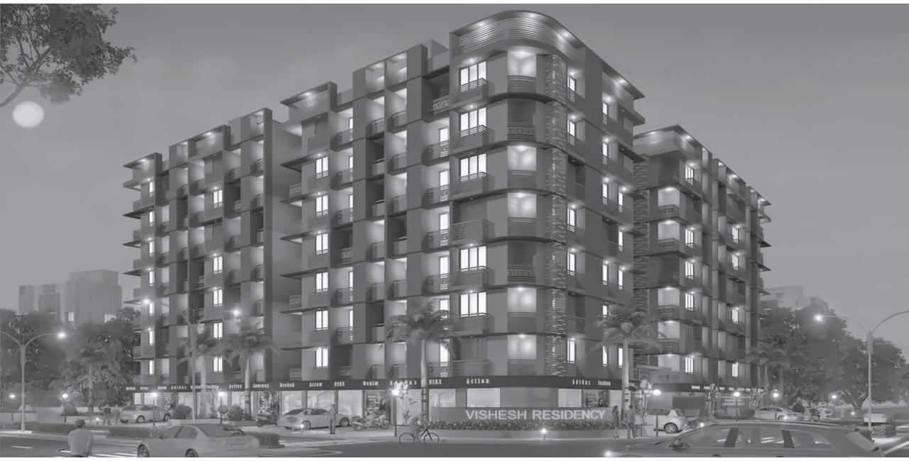  of real estate project Vishesh Residency located at Gota, Ahmedabad, Gujarat