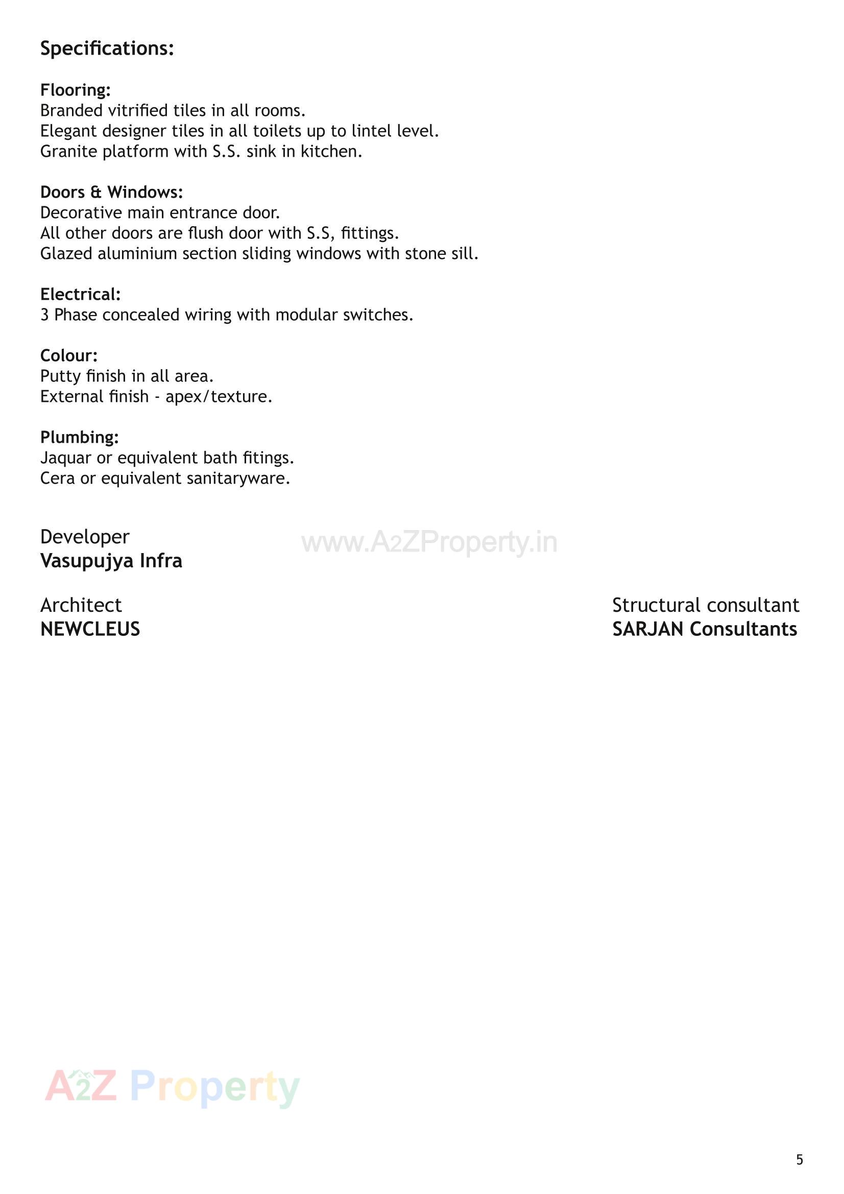  of real estate project Vishranti Apartment located at Thaltej, Ahmedabad, Gujarat