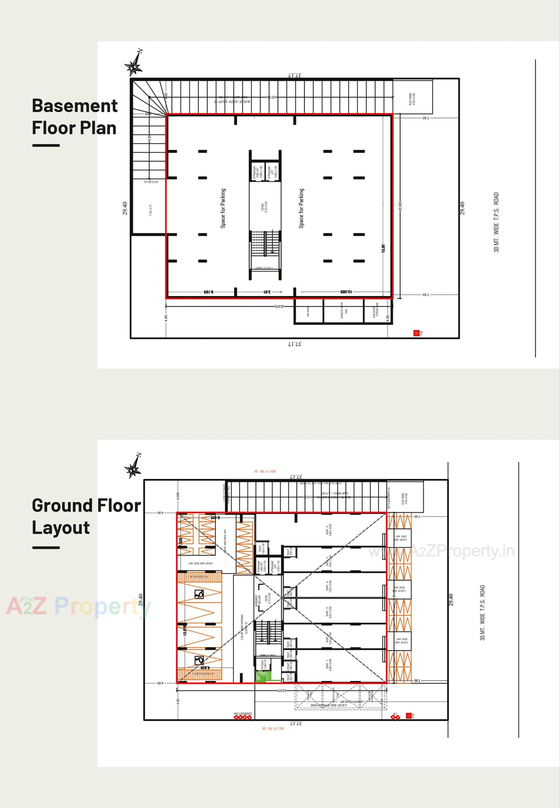 Layout of real estate project Vishvam Enclave located at Bopal, Ahmedabad, Gujarat