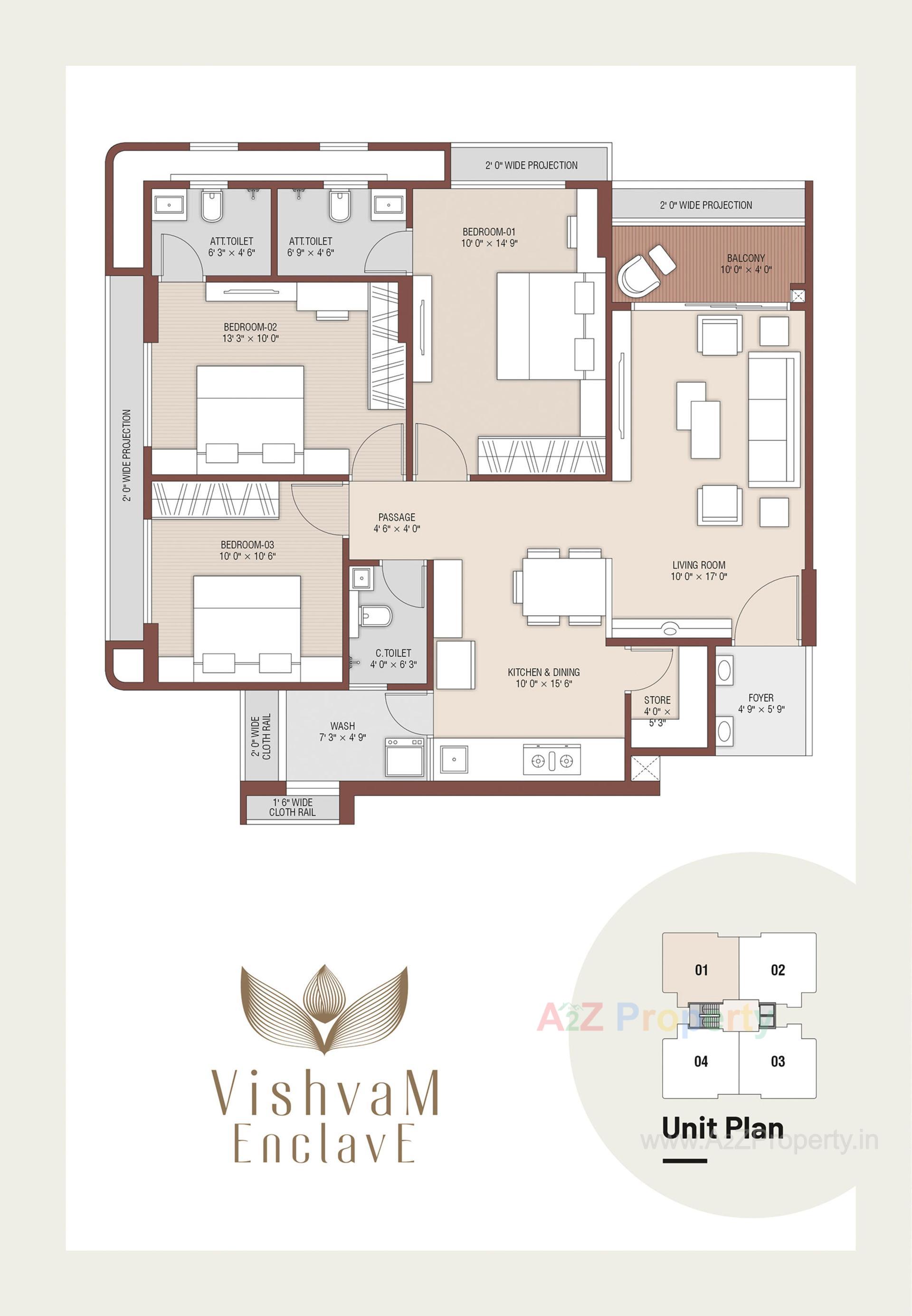 Layout of real estate project Vishvam Enclave located at Bopal, Ahmedabad, Gujarat