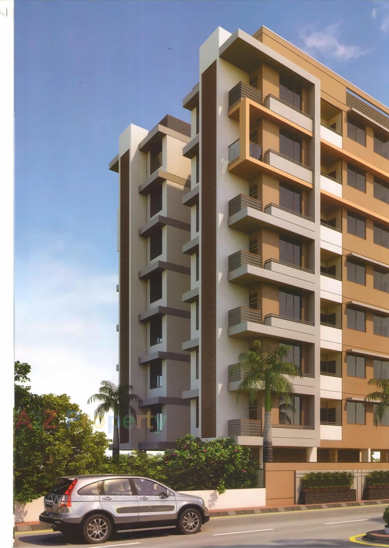 3D Elevation of real estate project Vishwa Homes located at Nikol, Ahmedabad, Gujarat