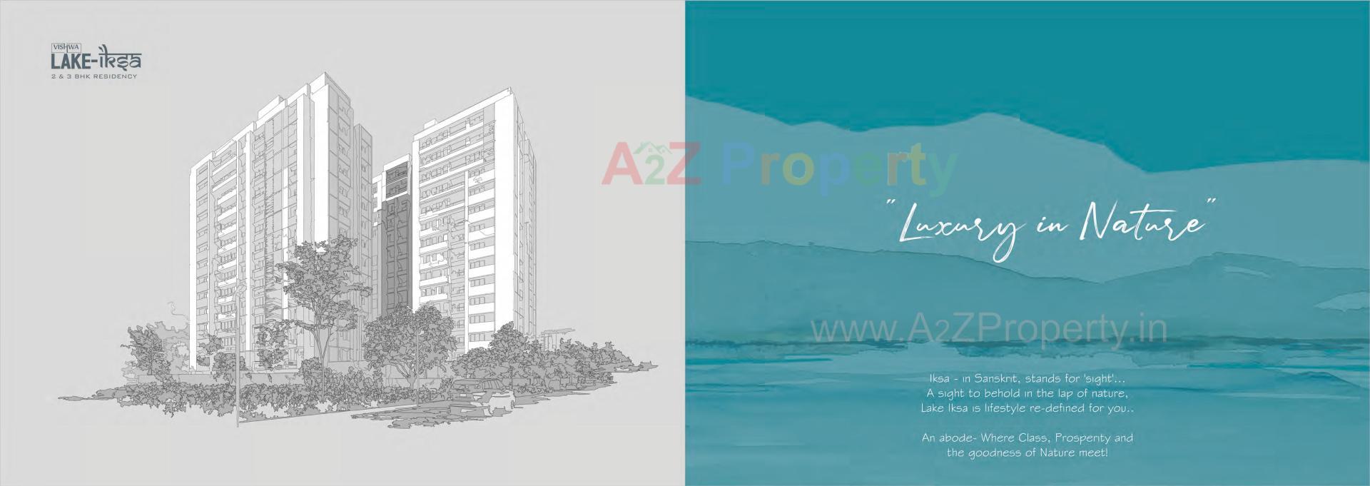  of real estate project Vishwa Lake Iksa located at Memnagar, Ahmedabad, Gujarat