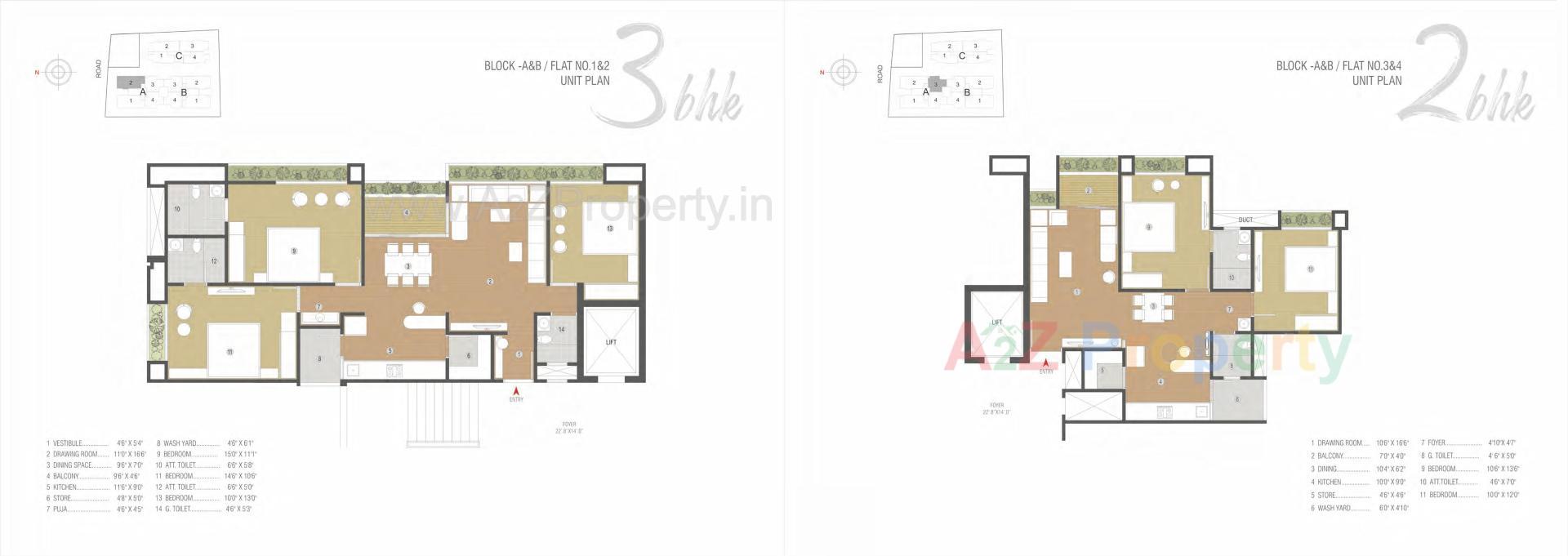 Layout of real estate project Vishwa Lake Iksa located at Memnagar, Ahmedabad, Gujarat