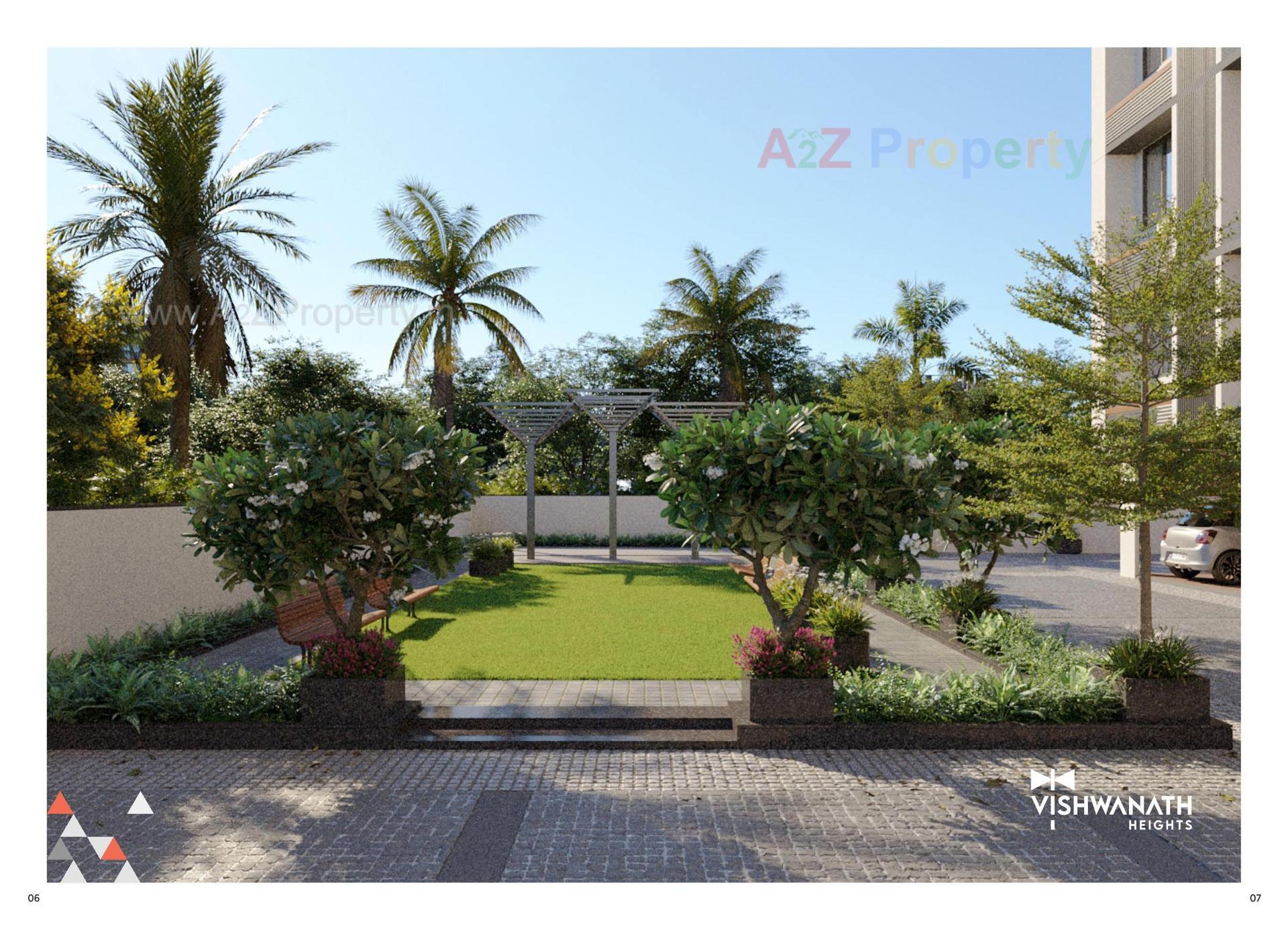 3D Elevation of real estate project Vishwanath Heights located at Rakhial, Ahmedabad, Gujarat