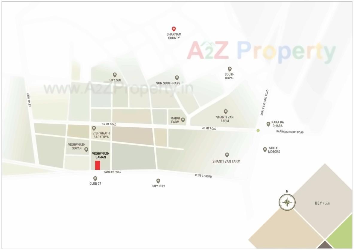  of real estate project Vishwanath Samam located at Shela, Ahmedabad, Gujarat