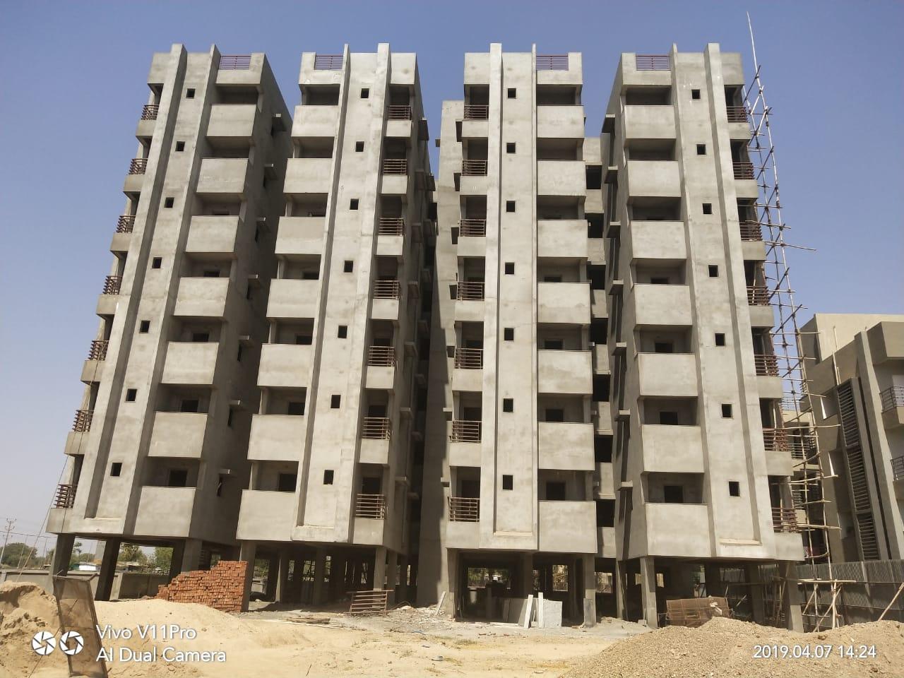 134568_const of real estate project Vishwas Platinum located at Ognaj, Ahmedabad, Gujarat