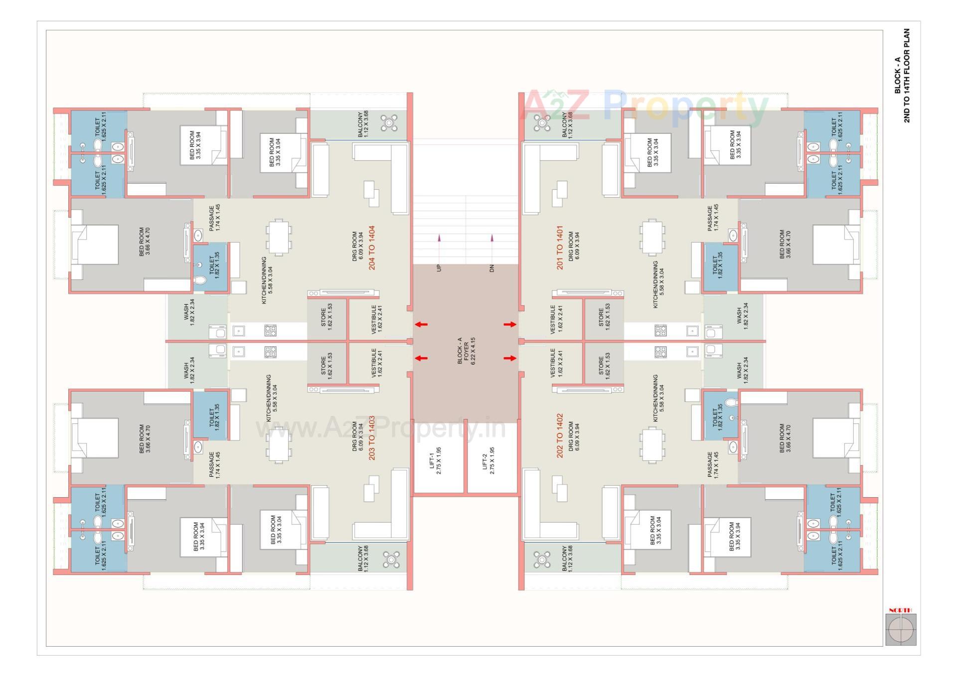 Layout of real estate project Viva Luxuria located at Hathijan, Ahmedabad, Gujarat