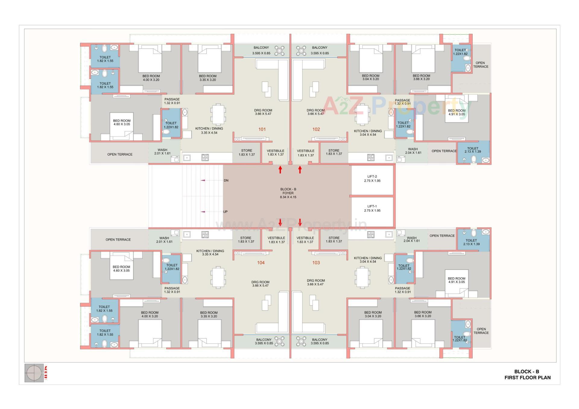 Layout of real estate project Viva Luxuria located at Hathijan, Ahmedabad, Gujarat