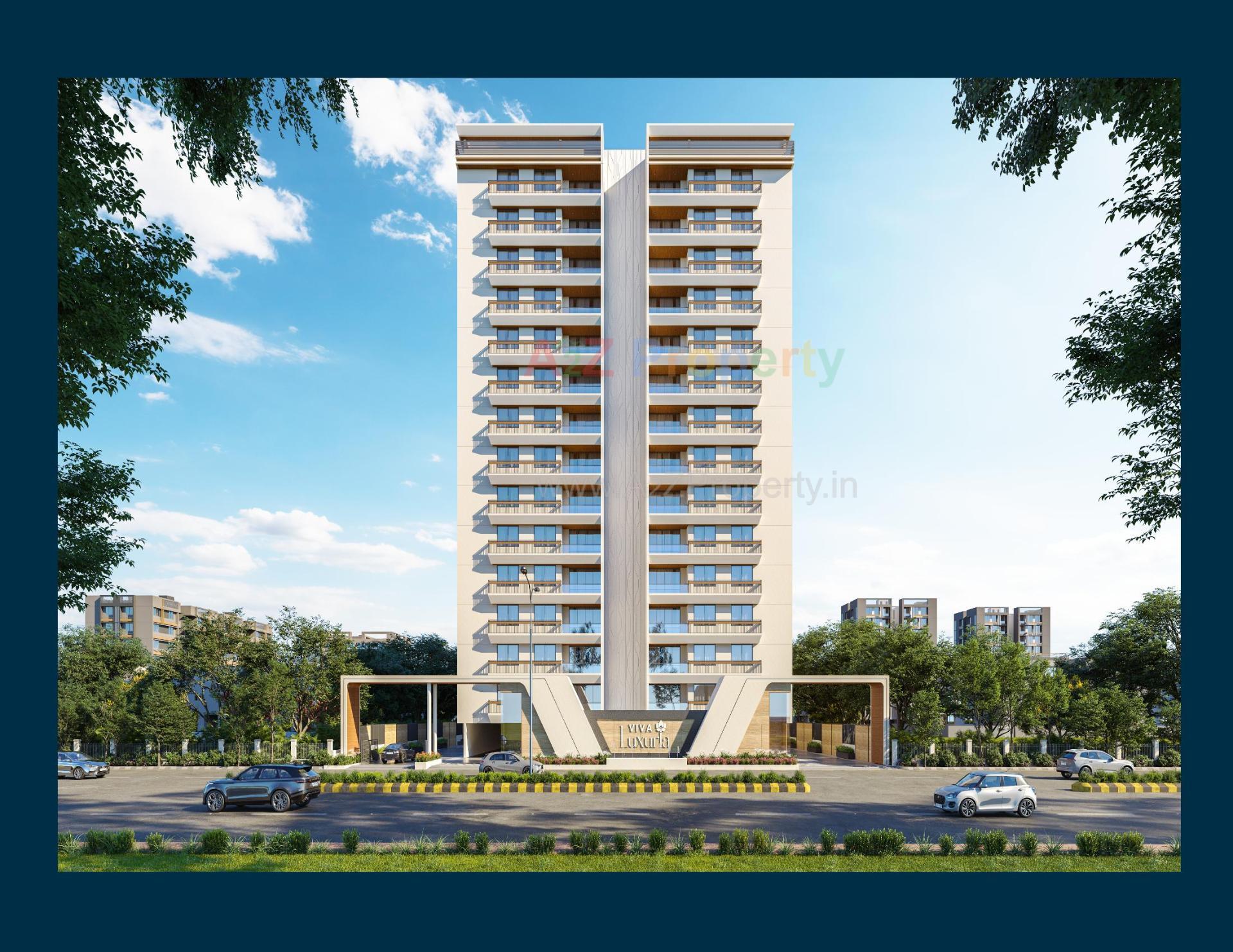 3D Elevation of real estate project Viva Luxuria located at Hathijan, Ahmedabad, Gujarat